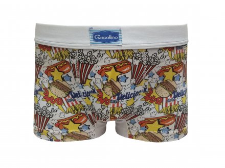 Gasolino boxerky chlapecké komiks 3194 bílé